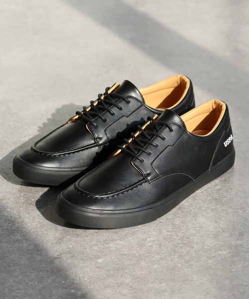 U.S. POLO ASSN.(ユーエスポロアッスン)の「【U.S. POLO ASSN./ユーエスポロアッスン】合皮 ワンポイント レースアップスニーカー(ローファー・メンズ・ブラウン/ブラック・25.0cm/25.5cm/26.0cm/26.5cm/27.0cm)」の9枚目の写真