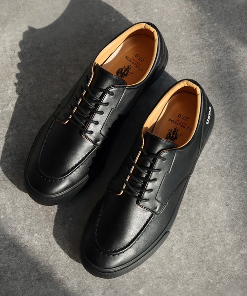 U.S. POLO ASSN.(ユーエスポロアッスン)の「【U.S. POLO ASSN./ユーエスポロアッスン】合皮 ワンポイント レースアップスニーカー(ローファー・メンズ・ブラウン/ブラック・25.0cm/25.5cm/26.0cm/26.5cm/27.0cm)」の10枚目の写真