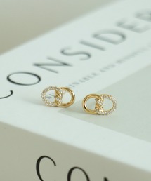 Three Four Time（スリーフォータイム）の「ビジュノットピアス（ピアス（両耳用））」