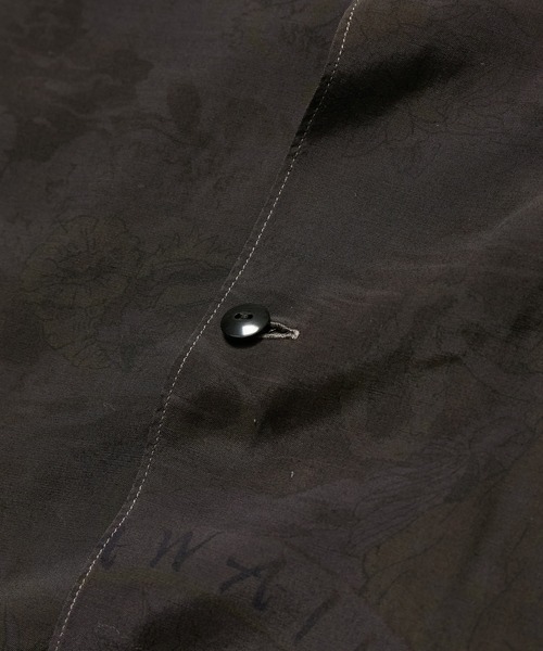 ADAM ET ROPE'(アダムエロペ)の「【WILD LIFE TAILOR】ダークカラー ロングスリーブ アロハシャツ(シャツ/ブラウス・メンズ・ブラック系その他/ブラック系その他3/ブラック系その他2・L/M)」の9枚目の写真