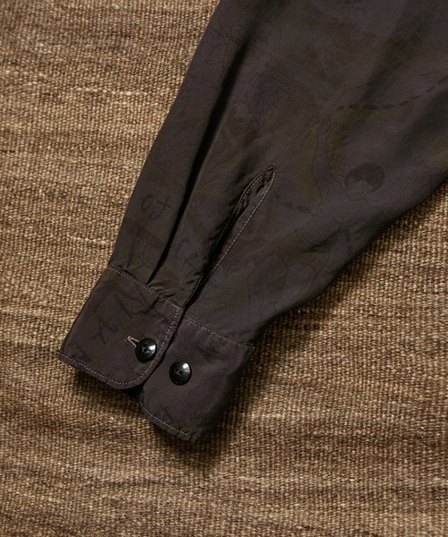 ADAM ET ROPE'(アダムエロペ)の「【WILD LIFE TAILOR】ダークカラー ロングスリーブ アロハシャツ(シャツ/ブラウス・メンズ・ブラック系その他/ブラック系その他3/ブラック系その他2・L/M)」の7枚目の写真