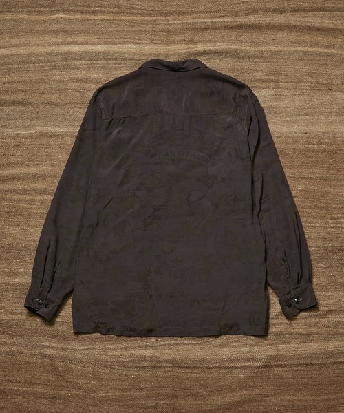 ADAM ET ROPE'(アダムエロペ)の「【WILD LIFE TAILOR】ダークカラー ロングスリーブ アロハシャツ(シャツ/ブラウス・メンズ・ブラック系その他/ブラック系その他3/ブラック系その他2・L/M)」の8枚目の写真