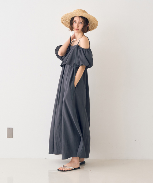 セール】【一部店舗限定】【2点セット】ビスチェ×キャミワンピ