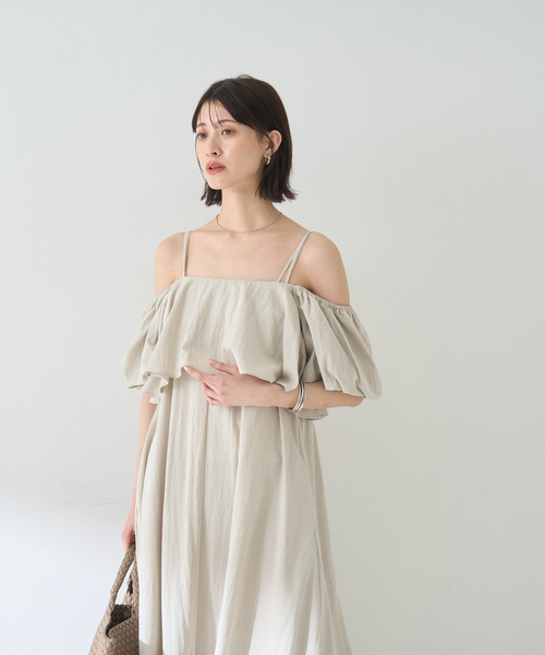 EMMA　ROUGE VIF 【2点セット】ビスチェ×キャミワンピ SETUP EMMA ROUGE VIF（エマルージュヴィフ）の「【一部店舗限定】【2