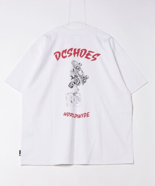 DC SHOES（ディーシーシューズ）の「ディーシーシューズ  25 SKATE SKULL SS（Tシャツ/カットソー・メンズ・ブラック/ホワイト・M/L/LL）」の3枚目の写真