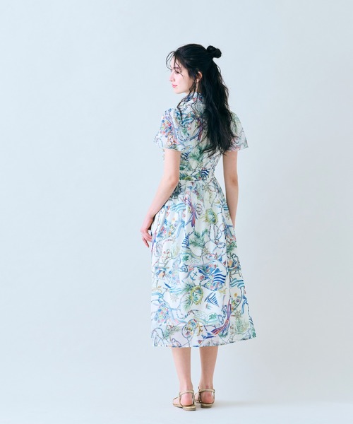 Audie a Muses(オーディアミューズ)の「マリンPTリボンタイワンピース(ワンピース・レディース・ネイビー/オフホワイト・42/40/38)」の18枚目の写真