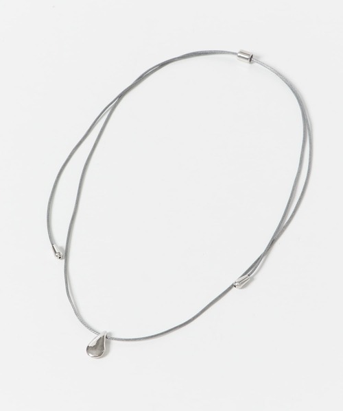 SMELLY（スメリー）の「メタルトップチョーカーネックレス（ネックレス・レディース・グレー・-）」の6枚目の写真