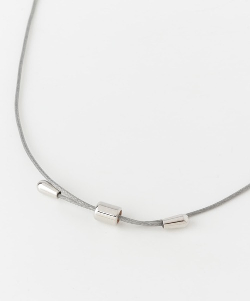 SMELLY（スメリー）の「メタルトップチョーカーネックレス（ネックレス・レディース・グレー・-）」の7枚目の写真