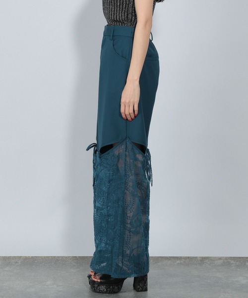 HARE(ハレ)の「レースカットアウトパンツ(HARE)(その他パンツ・レディース・ブルー/ブラック・FREE)」の20枚目の写真