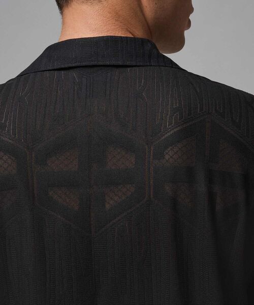 JORDAN BRAND（ジョーダンブランド）の「ジョーダン フライト メンズ ショートスリーブ ニット トップ / Jordan Flight Men's Short-Sleeve Knit Top HF9363-010 Black（シャツ/ブラウス・メンズ・ブラック・XL/S/M/L/2XL）」の8枚目の写真