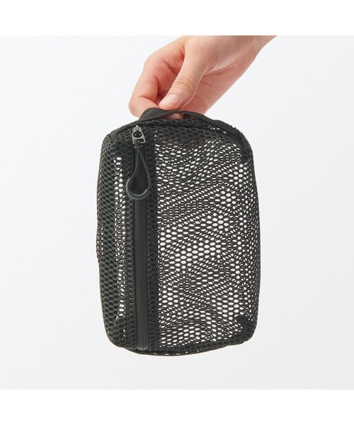 立体メッシュケース S 約11×16×5cm（トラベルグッズ）｜無印