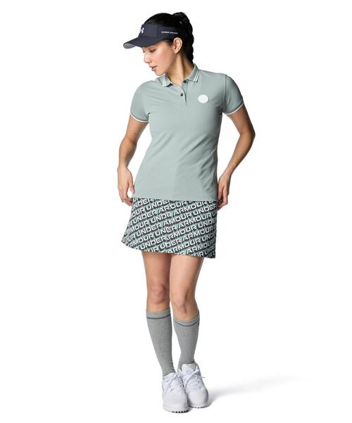 UNDER ARMOUR(アンダーアーマー)の「UAアーマードライ ポロ(ゴルフ/レディース)(ポロシャツ・レディース・カーキ系・M/L/XL)」の3枚目の写真