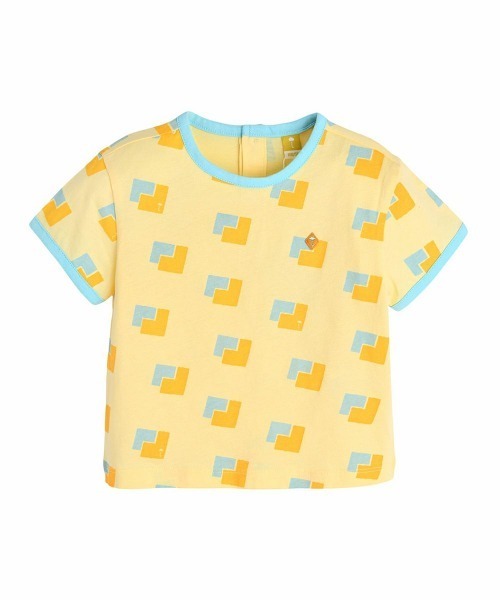 moimoln(モイモルン)の「マッチングTシャツ(Tシャツ/カットソー・キッズ・イエロー/ブルー・90cm/100cm/110cm/120cm)」の1枚目の写真