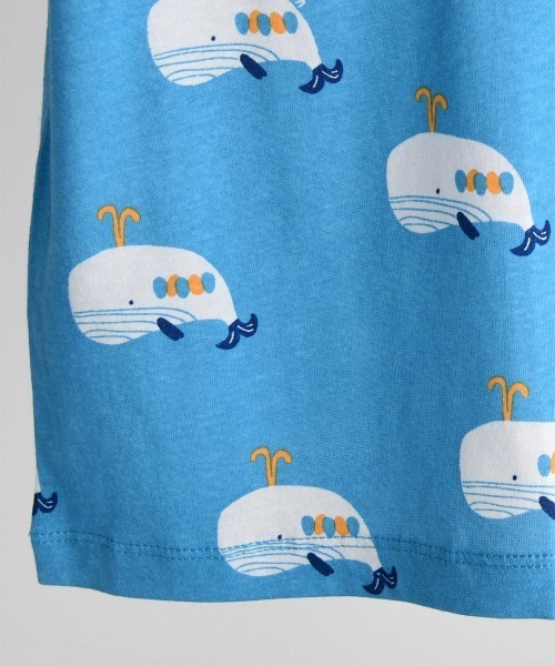 moimoln(モイモルン)の「マッチングTシャツ(Tシャツ/カットソー・キッズ・イエロー/ブルー・90cm/100cm/110cm/120cm)」の5枚目の写真