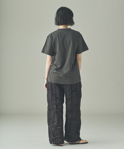 Curensology（カレンソロジー）の「Curensology(カレンソロジー)/【LIFE PICTURE COLLECTION】別注SLTシャツ（ヨコ）（Tシャツ/カットソー・レディース・ブラック/ホワイト・FREE）」の12枚目の写真
