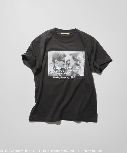 Curensology（カレンソロジー）の「Curensology(カレンソロジー)/【LIFE PICTURE COLLECTION】別注SLTシャツ（ヨコ）（Tシャツ/カットソー・レディース・ブラック/ホワイト・FREE）」の14枚目の写真