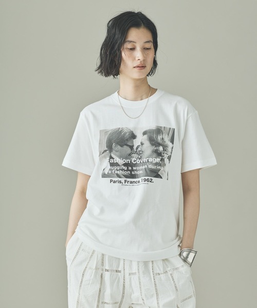 Curensology（カレンソロジー）の「Curensology(カレンソロジー)/【LIFE PICTURE COLLECTION】別注SLTシャツ（ヨコ）（Tシャツ/カットソー・レディース・ブラック/ホワイト・FREE）」の3枚目の写真