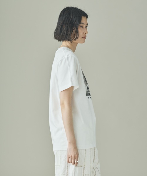 Curensology（カレンソロジー）の「Curensology(カレンソロジー)/【LIFE PICTURE COLLECTION】別注SLTシャツ（ヨコ）（Tシャツ/カットソー・レディース・ブラック/ホワイト・FREE）」の4枚目の写真
