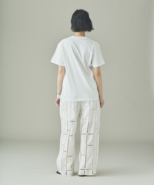 Curensology（カレンソロジー）の「Curensology(カレンソロジー)/【LIFE PICTURE COLLECTION】別注SLTシャツ（ヨコ）（Tシャツ/カットソー・レディース・ブラック/ホワイト・FREE）」の7枚目の写真