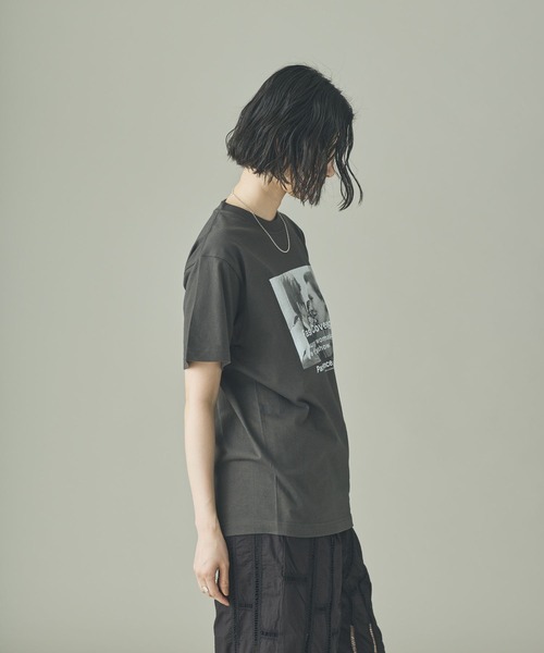 Curensology（カレンソロジー）の「Curensology(カレンソロジー)/【LIFE PICTURE COLLECTION】別注SLTシャツ（ヨコ）（Tシャツ/カットソー・レディース・ブラック/ホワイト・FREE）」の9枚目の写真