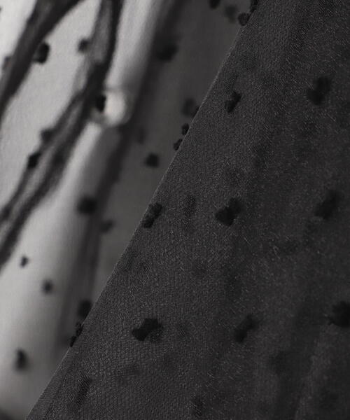 FREE'S MART(フリーズマート)の「◆ドットチュールビスチェ(シャツ/ブラウス・レディース・ブラック/ベージュ・FREE)」の16枚目の写真