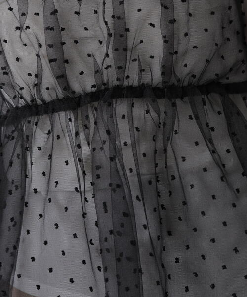 FREE'S MART(フリーズマート)の「◆ドットチュールビスチェ(シャツ/ブラウス・レディース・ブラック/ベージュ・FREE)」の17枚目の写真