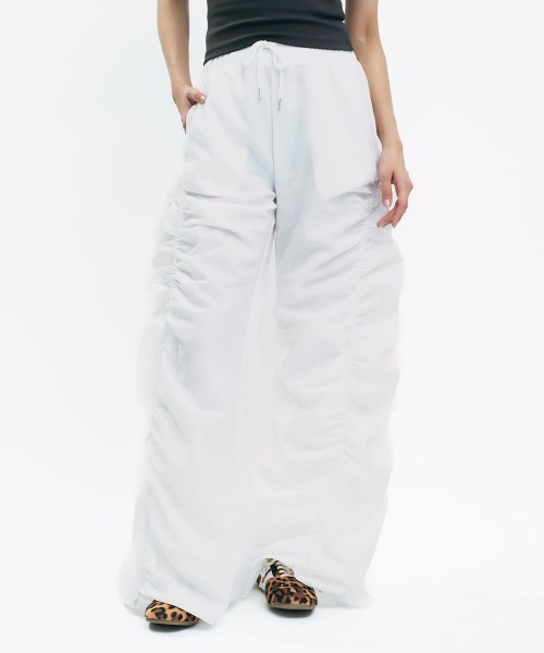 enof nylon pants ナイロンパンツM ホワイト