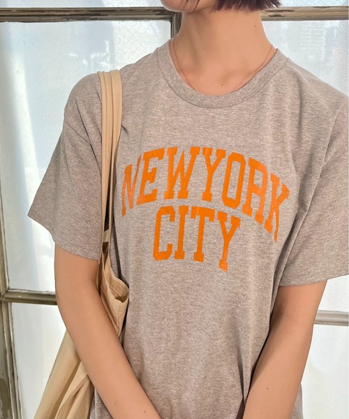 spiritoso(スピリトーゾ)の「【spiritoso】カレッジアソートTシャツ(CP)(Tシャツ/カットソー・レディース・ブラック系1/ブラック系3/グレー系1/ブラック系2/ホワイト系3/グレー系2/グレー系3/ホワイト系1/ホワイト系2・L/M)」の7枚目の写真