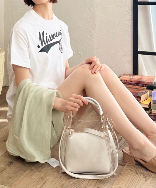 spiritoso(スピリトーゾ)の「【spiritoso】カレッジアソートTシャツ(CP)(Tシャツ/カットソー・レディース・ブラック系1/ブラック系3/グレー系1/ブラック系2/ホワイト系3/グレー系2/グレー系3/ホワイト系1/ホワイト系2・L/M)」の20枚目の写真