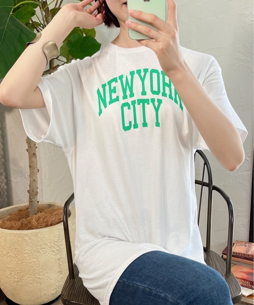 spiritoso(スピリトーゾ)の「【spiritoso】カレッジアソートTシャツ(CP)(Tシャツ/カットソー・レディース・ブラック系1/ブラック系3/グレー系1/ブラック系2/ホワイト系3/グレー系2/グレー系3/ホワイト系1/ホワイト系2・L/M)」の13枚目の写真
