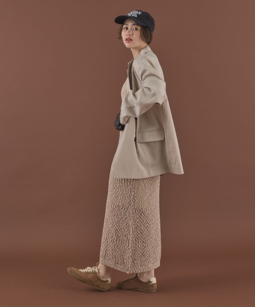 MIRROR STOKE（ミラーストーク）の「【ZOZO限定】SLEEVELESS ONEPIECE/スリーブレスワンピース（ワンピース・レディース・ブラック/ブラウン・MEDIUM）」の3枚目の写真