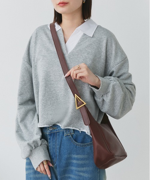 ad thie(アドティエ)の「スクエア ミニショルダーバッグ(ショルダーバッグ・レディース・オフホワイト/ブラック/ダークブラウン/ライトブラウン・FREE)」の13枚目の写真
