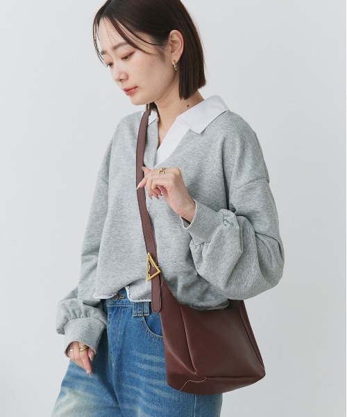 ad thie(アドティエ)の「スクエア ミニショルダーバッグ(ショルダーバッグ・レディース・オフホワイト/ブラック/ダークブラウン/ライトブラウン・FREE)」の14枚目の写真
