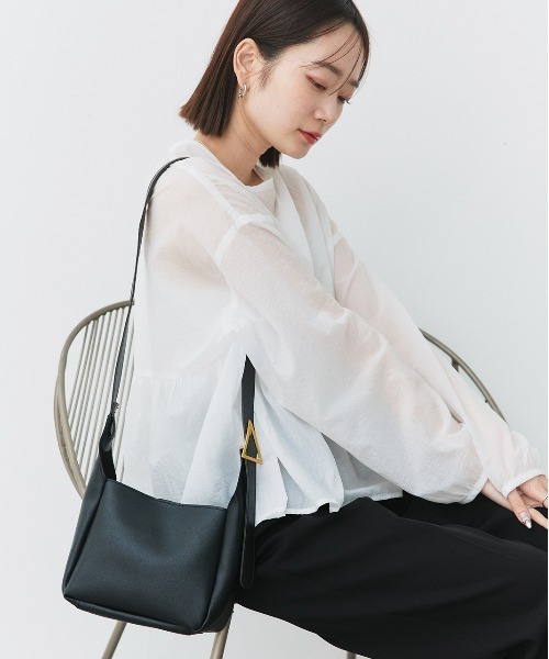 ad thie(アドティエ)の「スクエア ミニショルダーバッグ(ショルダーバッグ・レディース・オフホワイト/ブラック/ダークブラウン/ライトブラウン・FREE)」の19枚目の写真