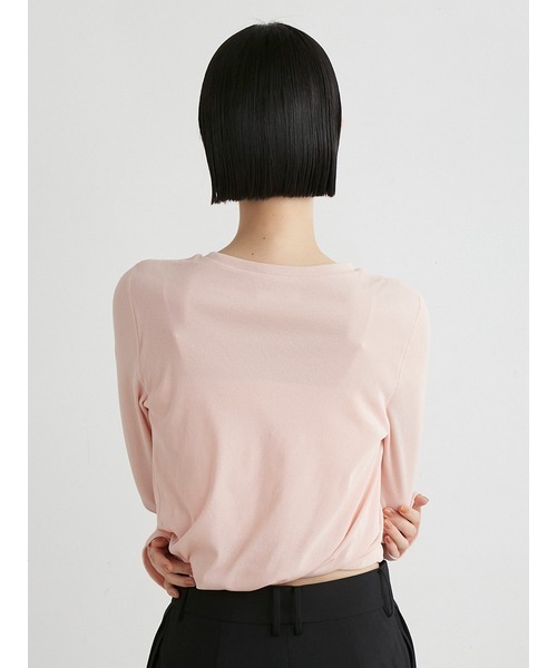ツイスト長袖トップス（カットソー/Tシャツ）｜MIESROHE