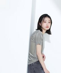 NATURAL BEAUTY BASIC | ◇ベロアTシャツ(Tシャツ/カットソー)