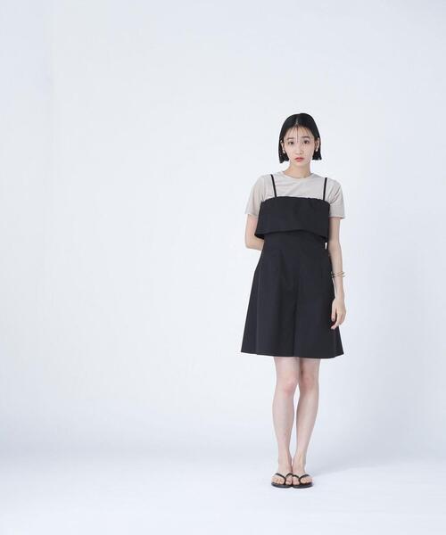 NATURAL BEAUTY BASIC(ナチュラルビューティーベーシック)の「◇ベロアTシャツ(Tシャツ/カットソー・レディース・カーキ/ブラウン/ネイビー/ベージュ・FREE)」の8枚目の写真