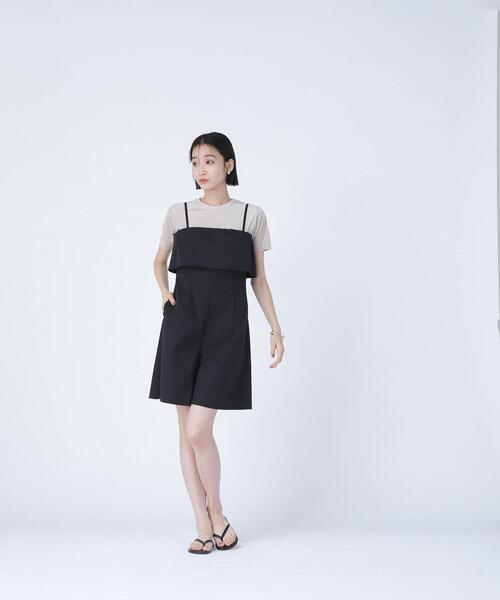 NATURAL BEAUTY BASIC(ナチュラルビューティーベーシック)の「◇ベロアTシャツ(Tシャツ/カットソー・レディース・カーキ/ブラウン/ネイビー/ベージュ・FREE)」の10枚目の写真