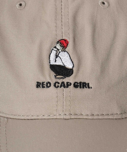 Red Cap Girl（レッドキャップガール）ワンポイントロゴ刺繍