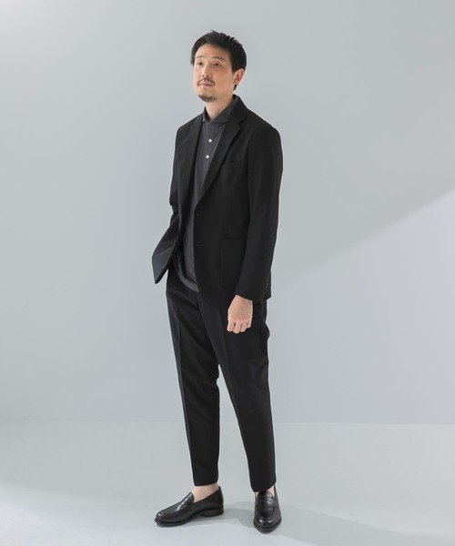 URBAN RESEARCH DOORS（アーバンリサーチドアーズ）の「『イージーケア』LIFE STYLE TAILOR　シアサッカーコンフォータブルジャケット（スーツジャケット・メンズ・ネイビー/ブラック・X-LARGE/LARGE/MEDIUM/SMALL）」の8枚目の写真