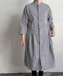 vent blanc（ヴァンブラン）の「ヴァンブラン vent blanc 50コットンブロードタックワンピース（ワンピース）」