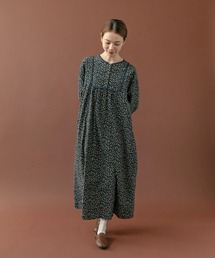 【mother house E.】★コーデュロイロングワンピース★ネイビー ☆コーデュロイワンピース（クローバー） | MAMA FACTORY (Women