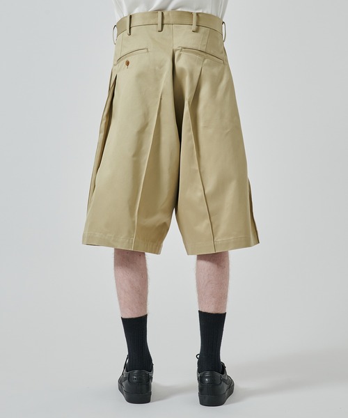 KHOKI】別注 Pleat-design shorts（その他パンツ）｜KHOKI