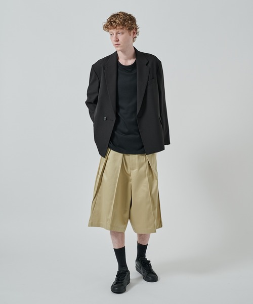 コッキ　khoki プリーツデザインチノパンツ　サイズ3 KHOKI＞ Pleat―design pants/プリーツデザイン パンツ
