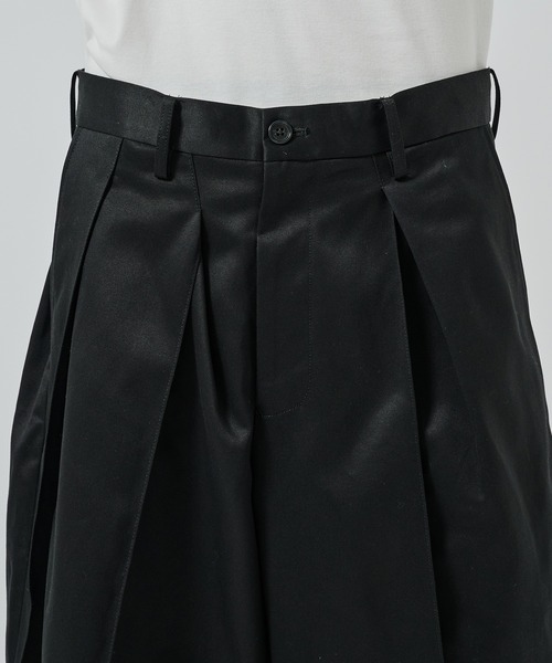 パンツ khoki Pleat-design pants KHOKI（コッキ） パンツ 「KHOKI/コッキ」Pleat-design pants メンズ