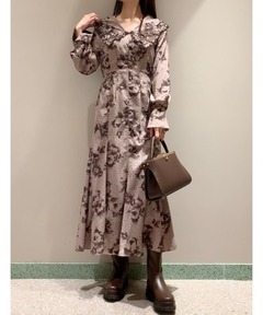Dahlia Belted Dress（ワンピース）｜Her lip to（ハーリップ