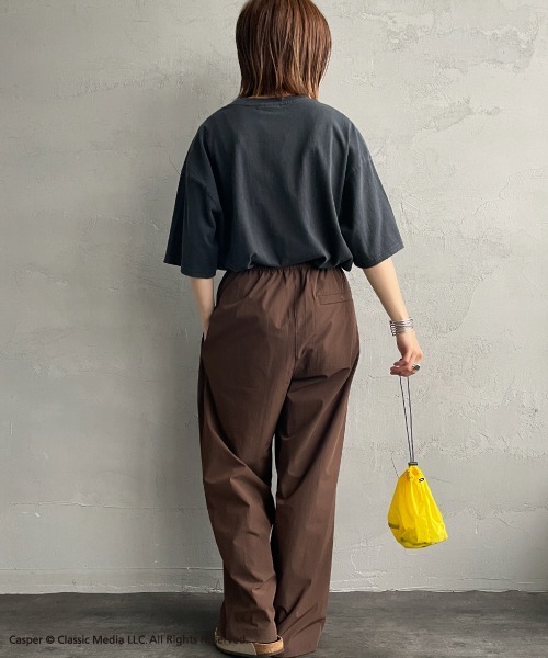 JEANS FACTORY Clothes（ジーンズファクトリークローズ）の「[JEANS FACTORY CLOTHES/ジーンズファクトリークローズ] CASPER / ダメージ キャラクターTシャツ（Tシャツ/カットソー・レディース・ブラック・S/M/L）」の17枚目の写真