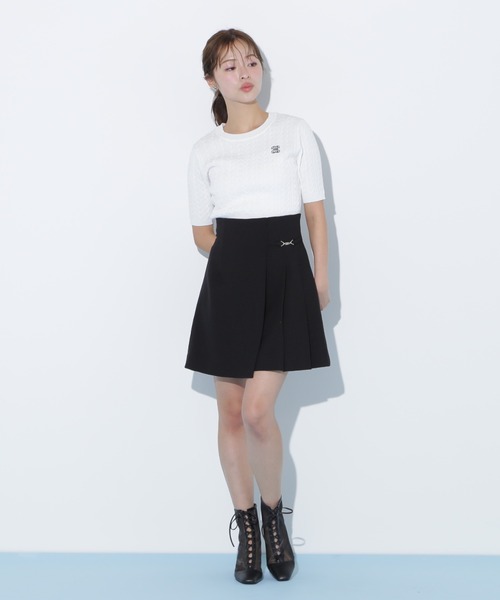 JILL by JILL STUART（ジルバイジルスチュアート）の「◇デザインビットラップスカパン（その他パンツ・レディース・ブラック/グレー・SMALL/MEDIUM）」の18枚目の写真