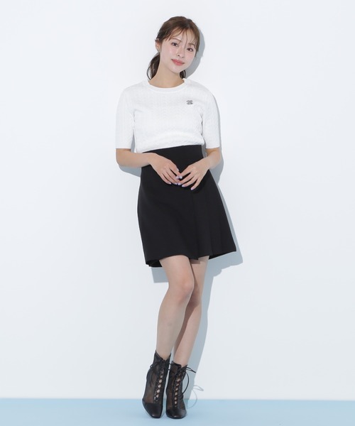 JILL by JILL STUART（ジルバイジルスチュアート）の「◇デザインビットラップスカパン（その他パンツ・レディース・ブラック/グレー・SMALL/MEDIUM）」の17枚目の写真