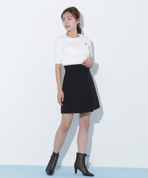 JILL by JILL STUART（ジルバイジルスチュアート）の「◇デザインビットラップスカパン（その他パンツ・レディース・ブラック/グレー・SMALL/MEDIUM）」の16枚目の写真